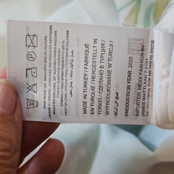 NWT Mexx tropical floral strap summer top, lined, viscose, 14 yrs fits UK 6-8-10 - Picture 17 of 17